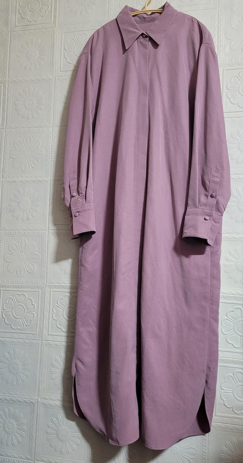 앤유 셔츠 드레스