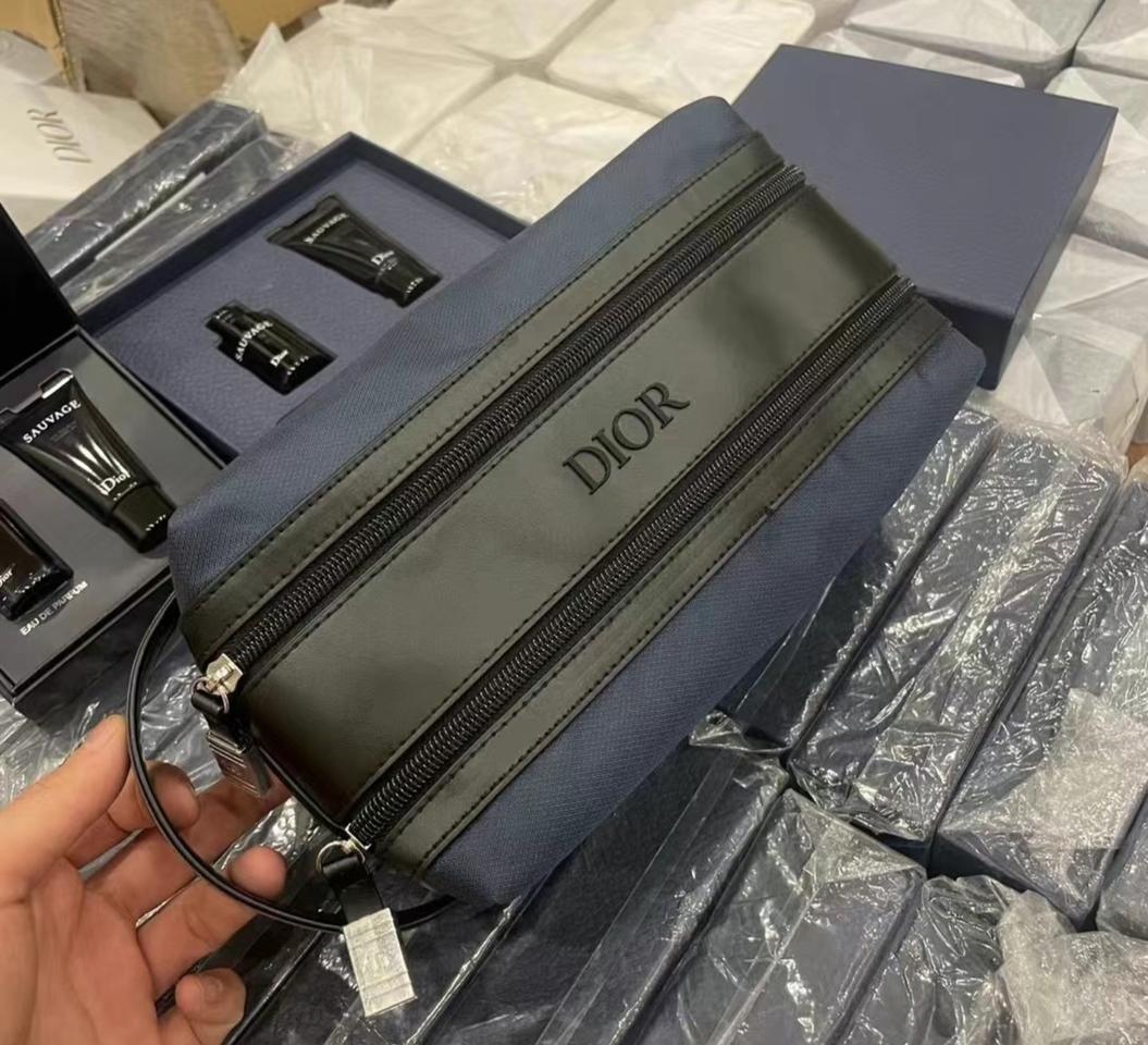 화장품 파우치 네이비 컬러(미사용)