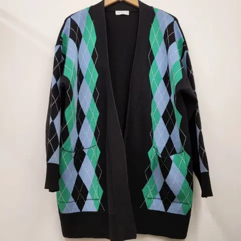 산드로 아가일 자카드 가디건