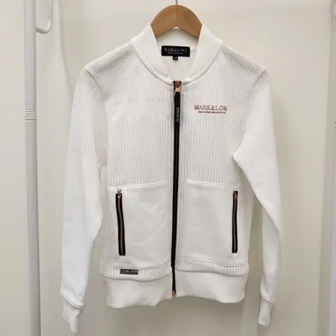 마크앤로나 니트 블루종