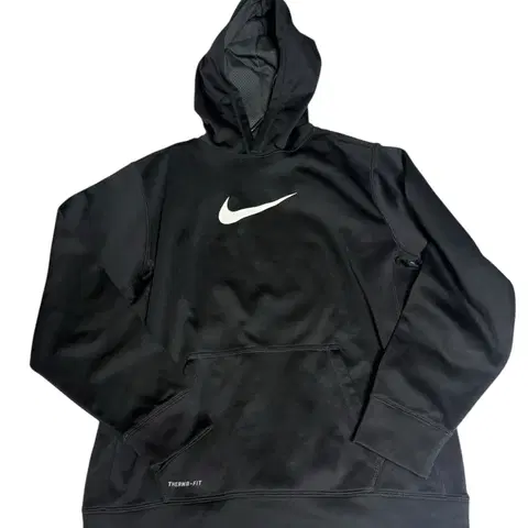 나이키 정품 블랙 Therma-FIT 후드티 XL (약기모)