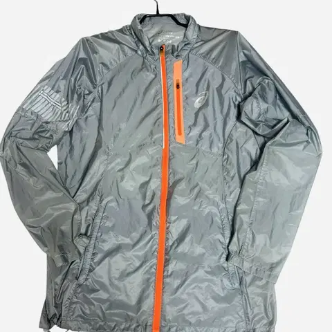 아식스 러너스코어 바람막이 95 / 실버 오렌지