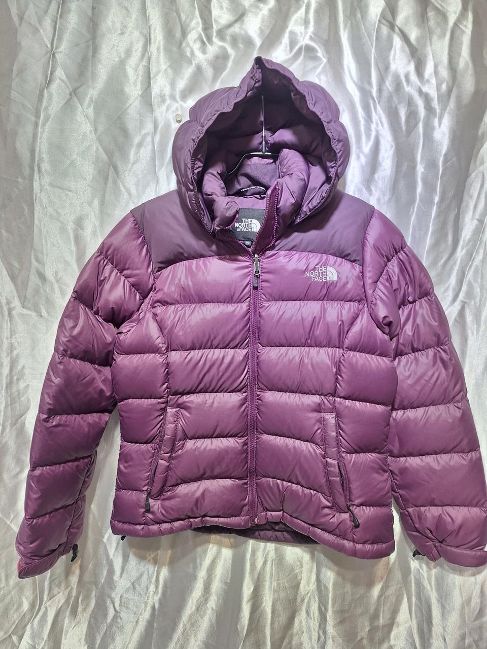 노스페이스 퍼플 여성용 패딩 자켓