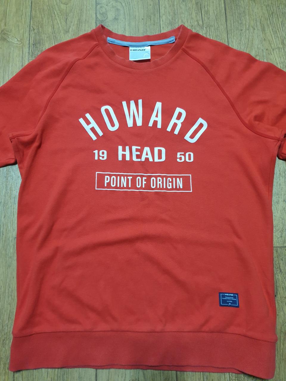 헤드 긴팔 라운드티 100 사이즈입니다