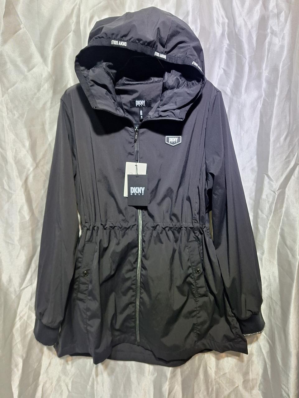 DKNY 골프 여성 후드 바람막이 블랙(새상품)