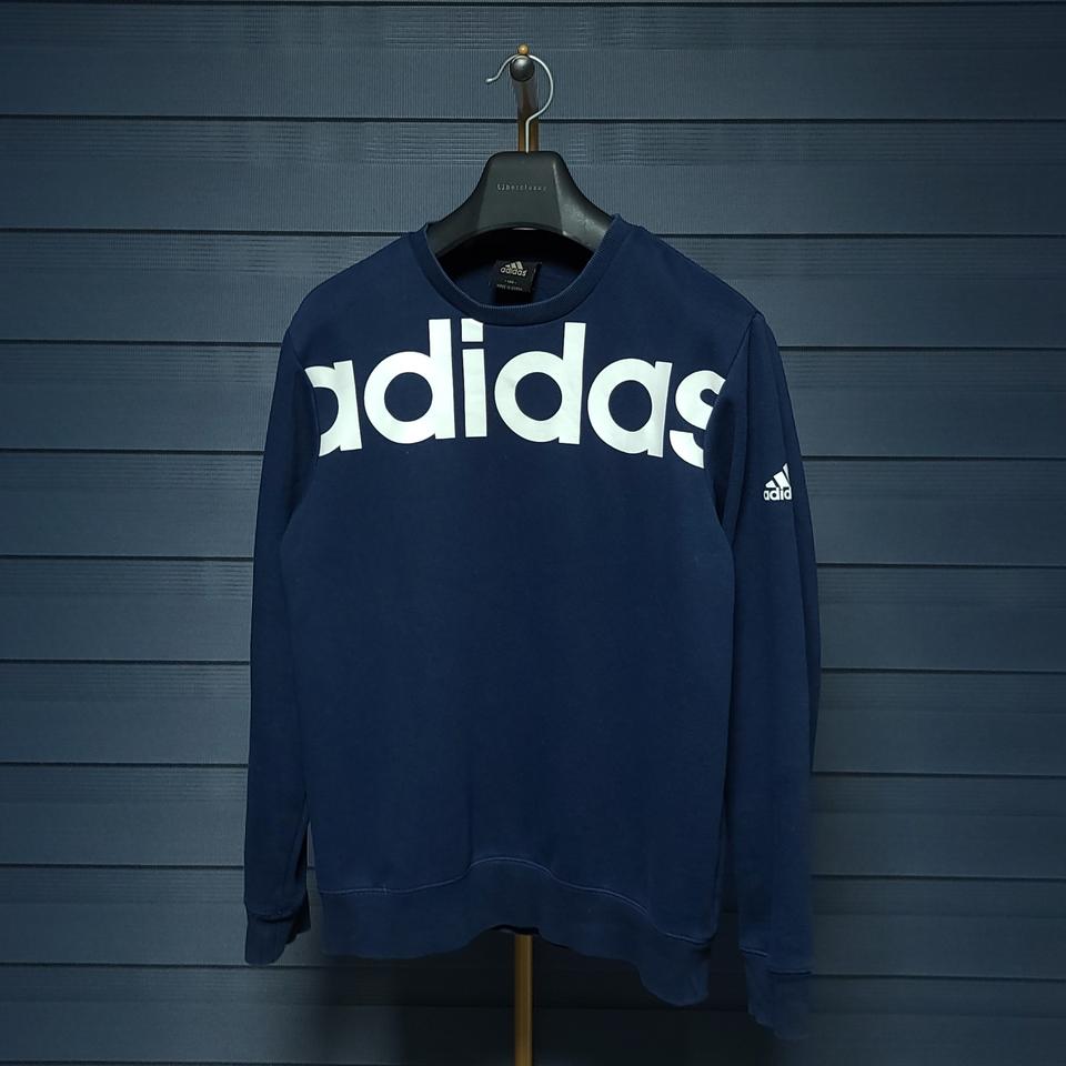 100 ) 아디다스 맨투맨 네이비