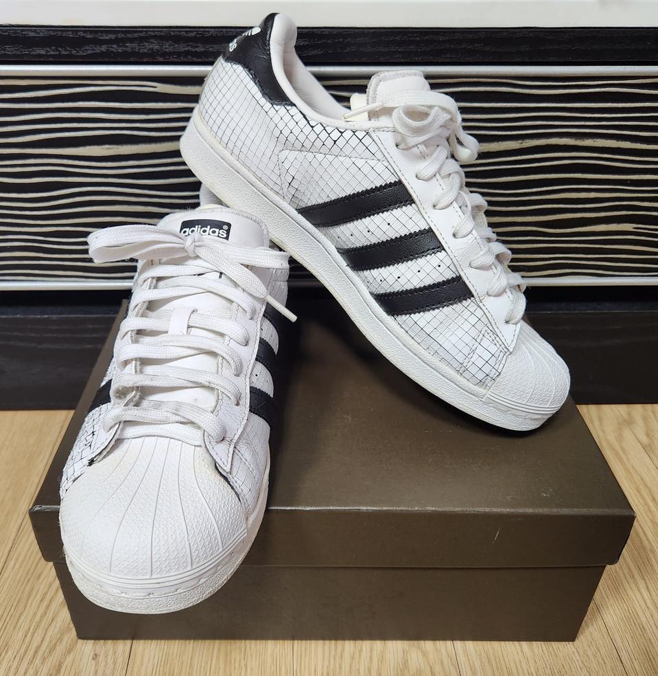 adidas 아디다스 슈퍼스타 그리드 레더AQ8333 스니커즈, 운동화