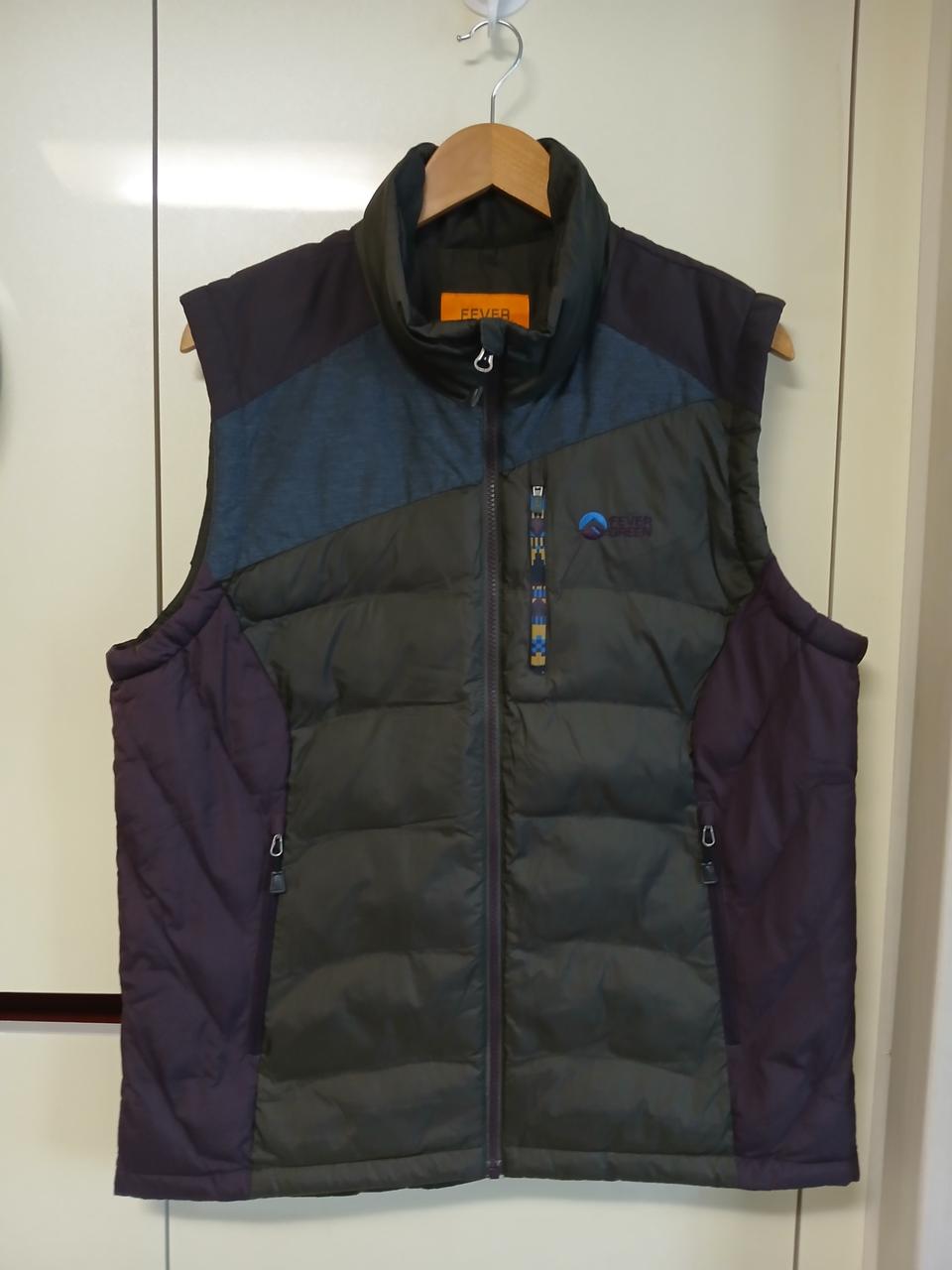 인디안 FEVER GREEN 패딩 조끼 105사