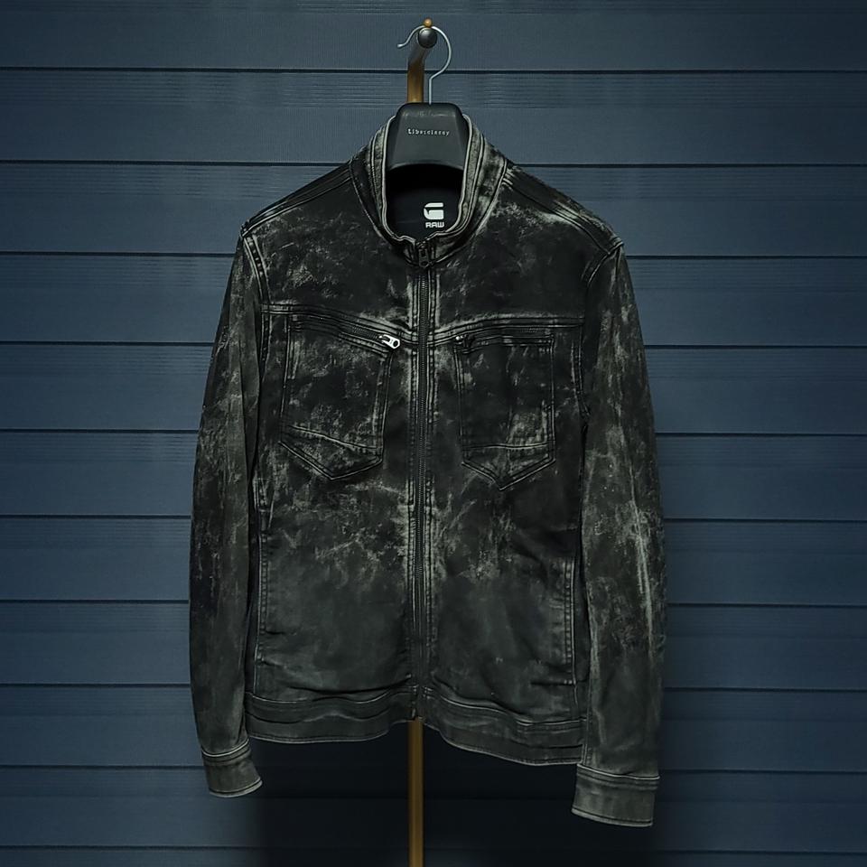 L ) G-STAR RAW 지스타로우 워싱 자켓