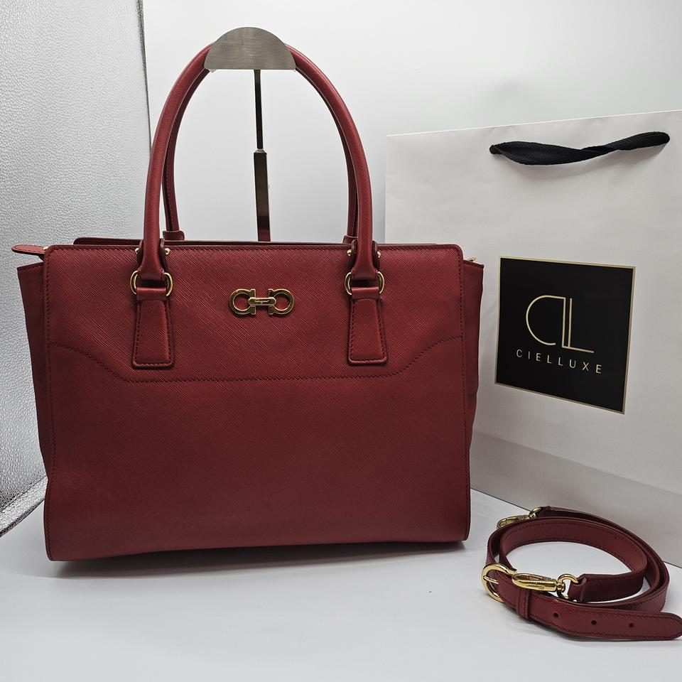 정품 페라가모 베키백 (레드)