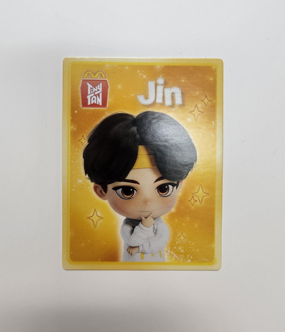 맥도날드 해피밀 장난감 방탄소년단 BTS TinyTAN 카드 3장