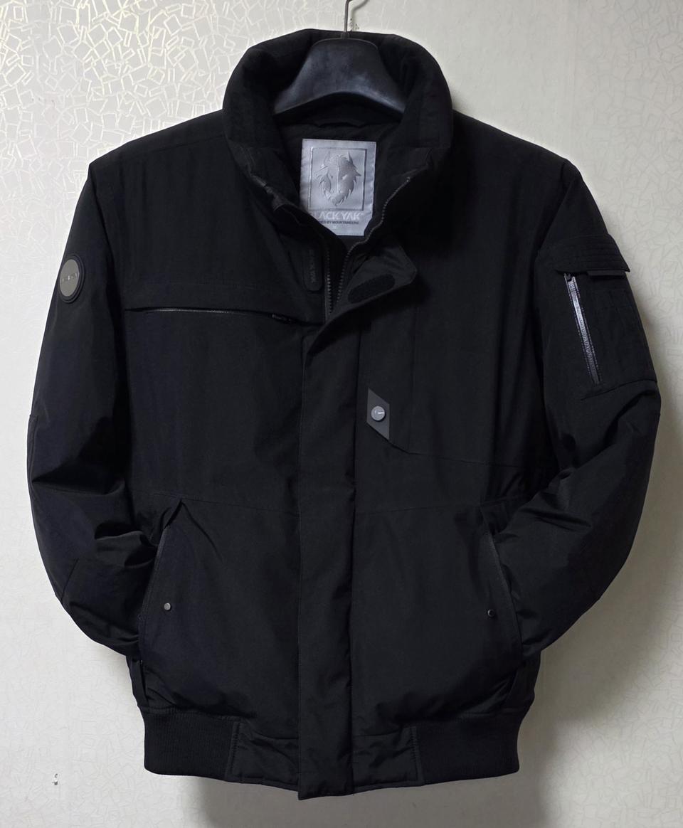 블랙야크 고어텍스 덕다운 봄버자켓 숏패딩 남성용 95(M)