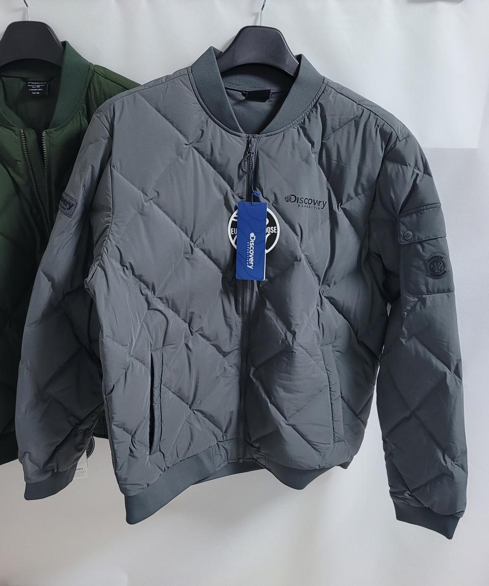 새상품)디스커버리 남성 구스다운 튜브 경량패딩 110