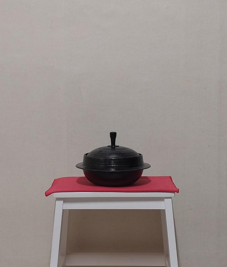 (중고)안성 무쇠가마솥 팝니다.(18CM)