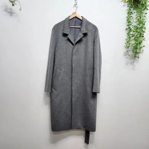바쏘 남성 캐시미어 블렌드 롱코트 105 사이즈