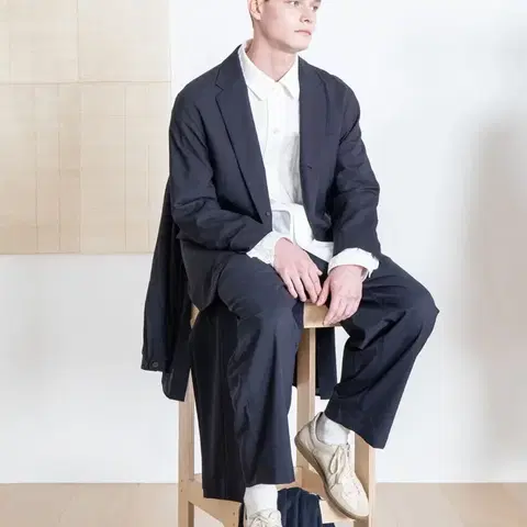 [M]도큐먼트 울 와이드 & 이지 트라우저 document