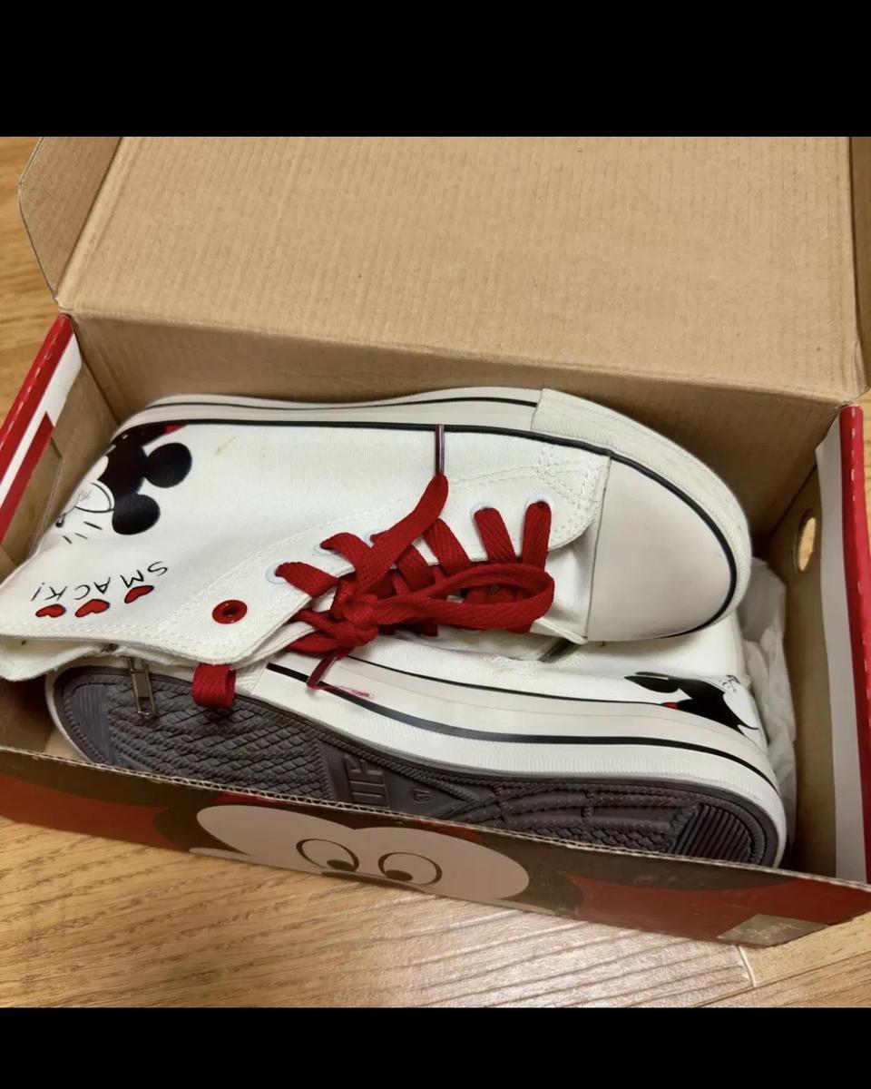 새) 디즈니 하이탑 캔버스 230 화이트 AFHC5S54