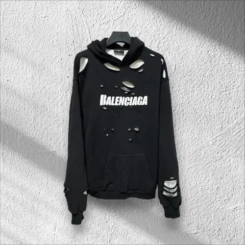 [XS] 백화점판 발렌시아가 디스트로이드 후드