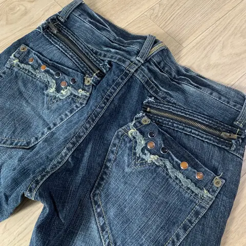 32)Villand 빌랜드 젬스톤 세미플레어 데님