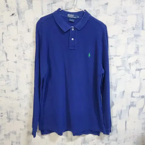 폴로랄프로렌 남성 커스텀핏 카라 긴팔티 XL