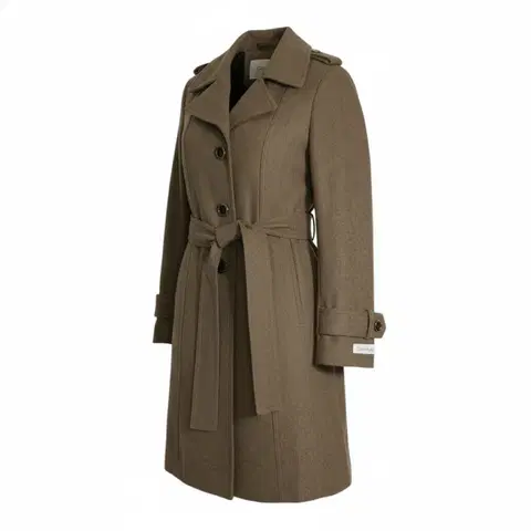 캘빈클라인 벨티드 롱 코트 s