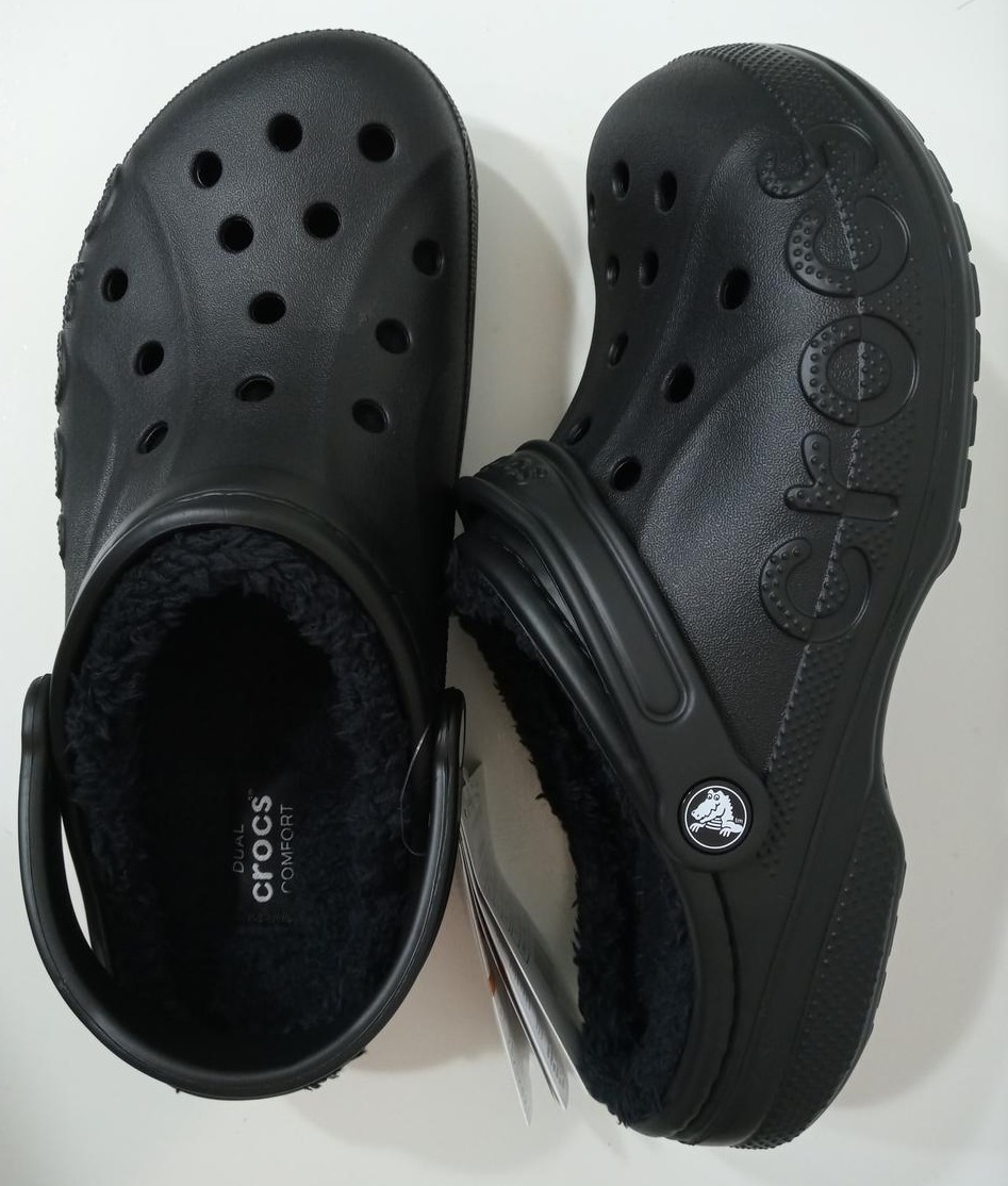 크록스 라인드 블랙 270