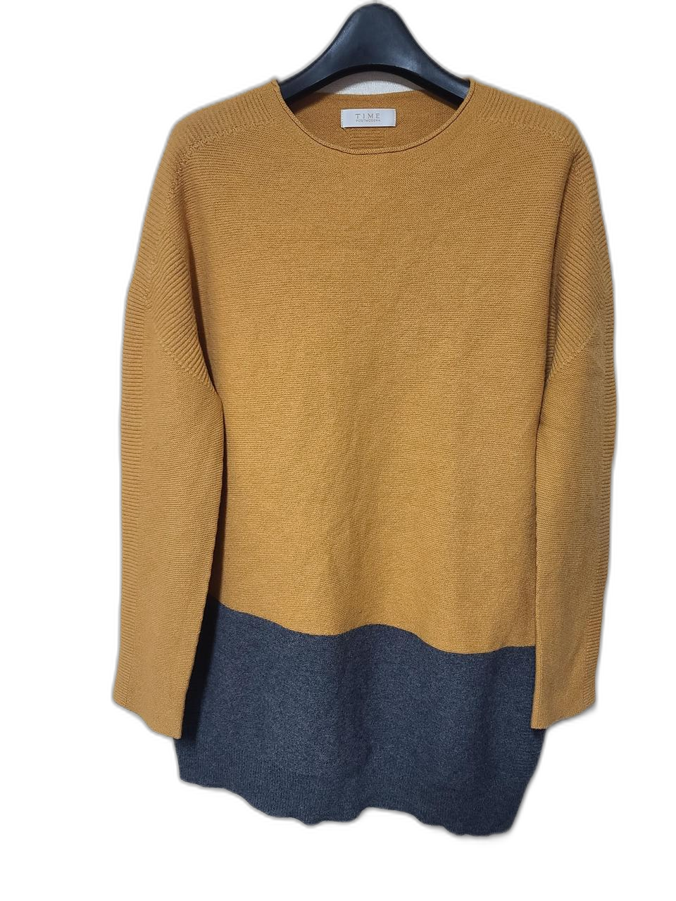 타임 포스트모던 캐시미어 니트
