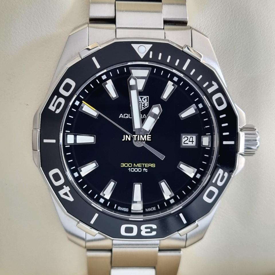 태그호이어 아쿠아레이서 300 41mm 쿼츠 검판 WAY111A