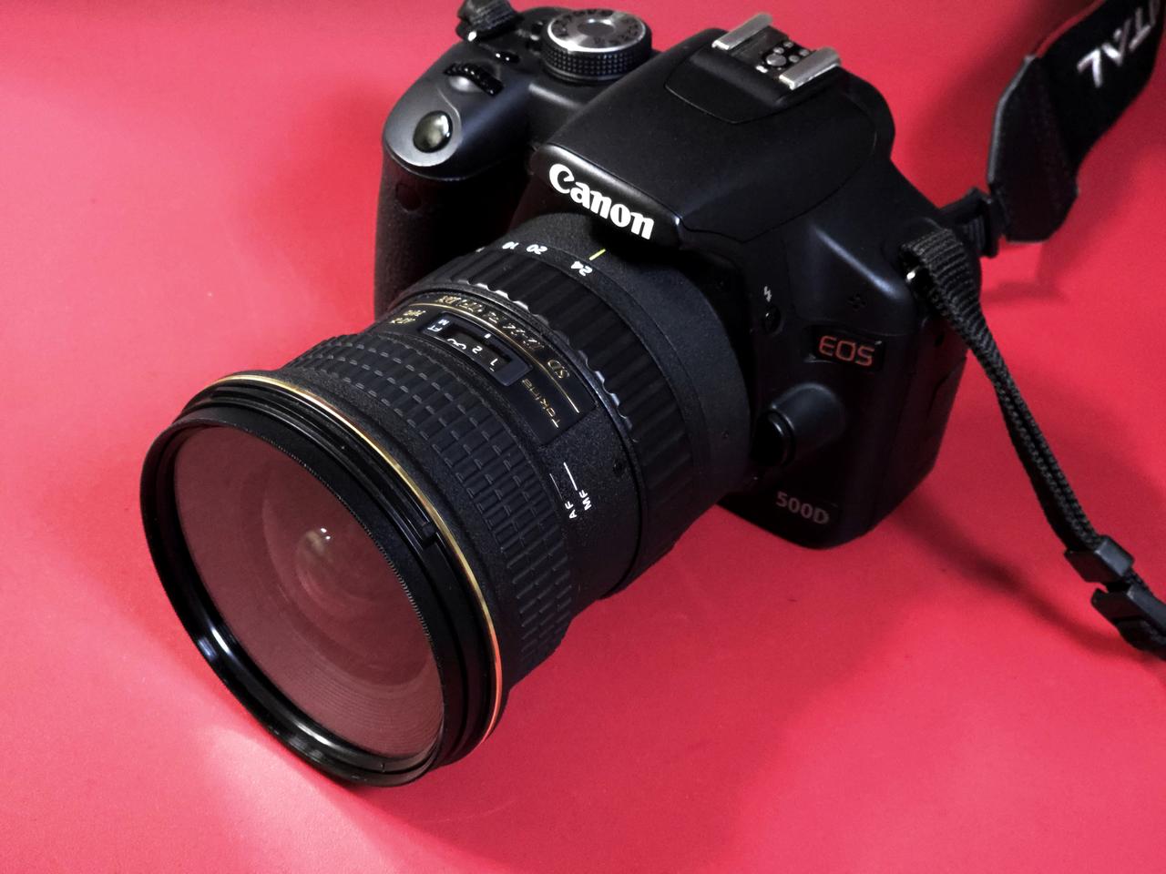 캐논 EOS 500D+토키나 렌즈+헤링본가방+삼각대