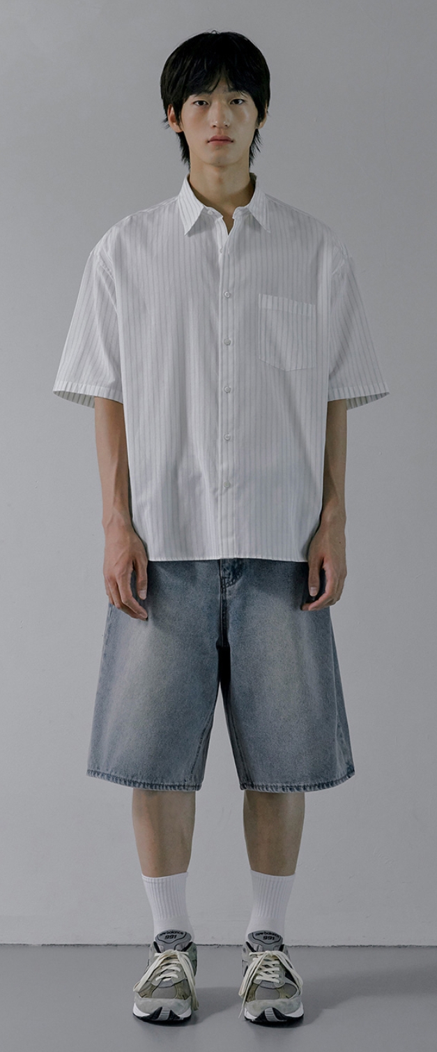 브랜디드 버뮤다 데님 쇼츠 28 택포 30,000