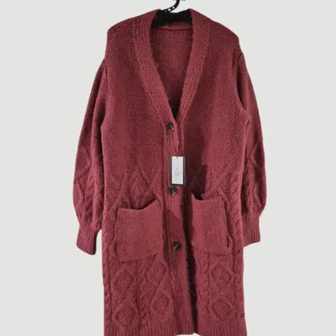 [66~77]조르쥬레쉬 알파카 롱 니트가디건