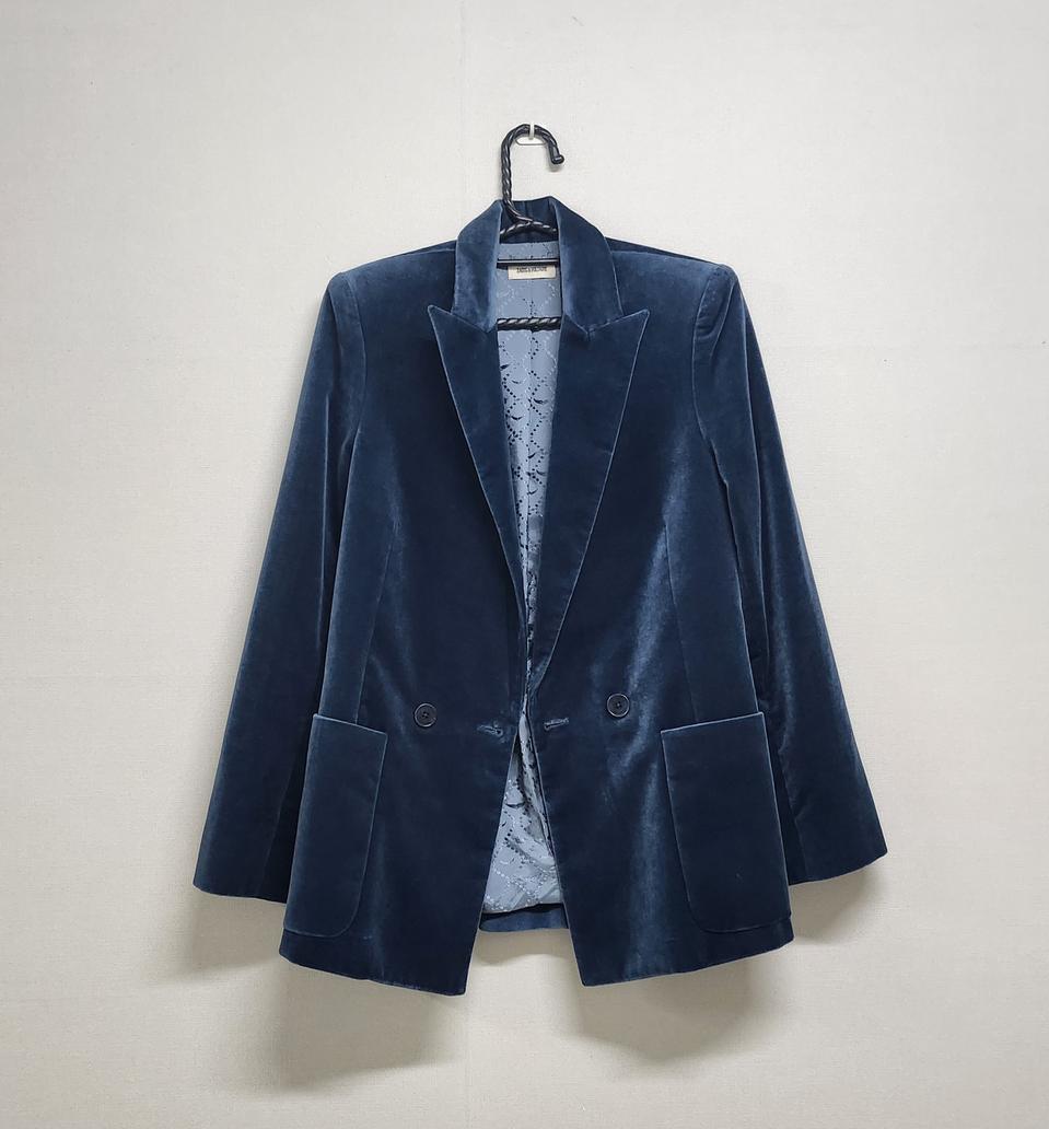 쟈딕앤볼테르 벨벳 자켓 블레이저 34 ( 55 ) S 명품의류