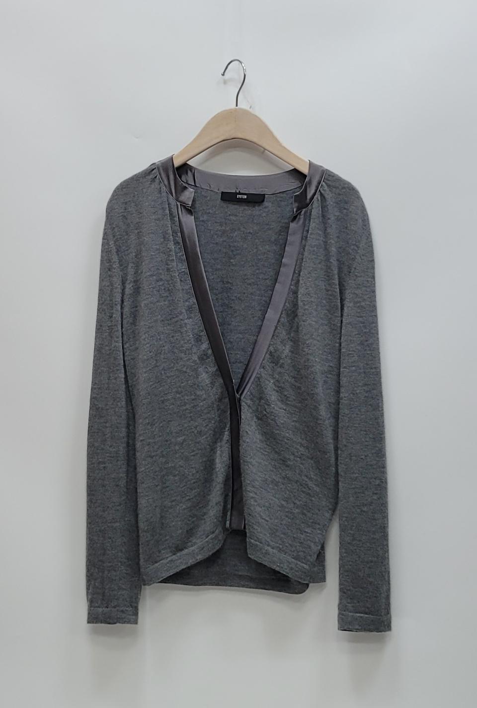 SYSTEM 한섬 시스템  캐시미어 니트 가디건 / 여 F (90)