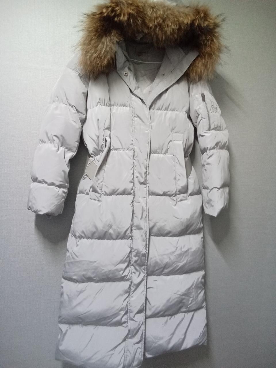 에잇세컨즈 리얼 라쿤퍼 롱패딩