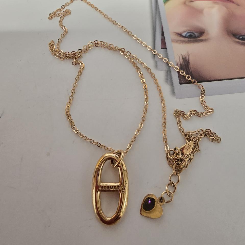 18k핑크골드 목걸이