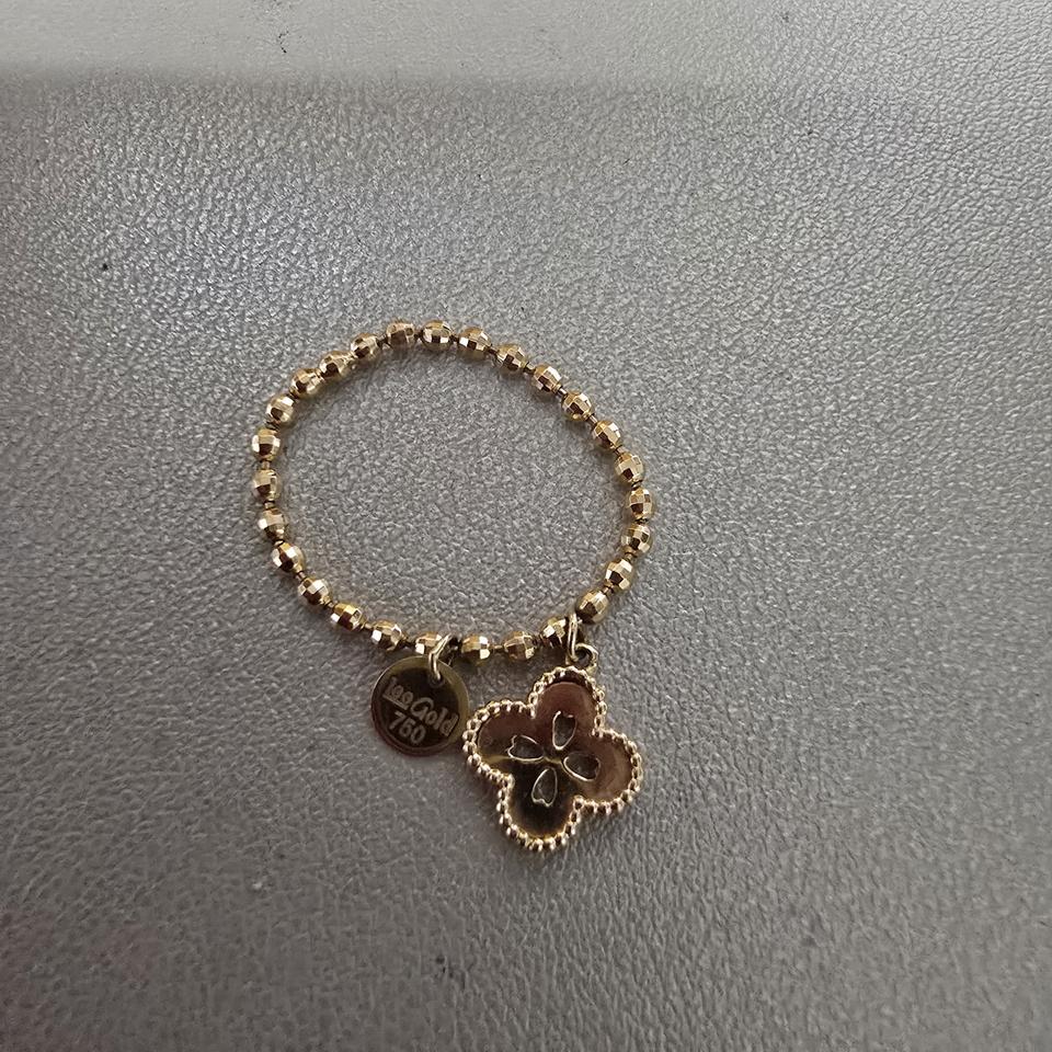 18k핑크골드 리골드 볼 반지