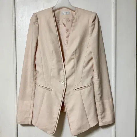 나이스클랍 린넨 살구핑크 재킷 보관품