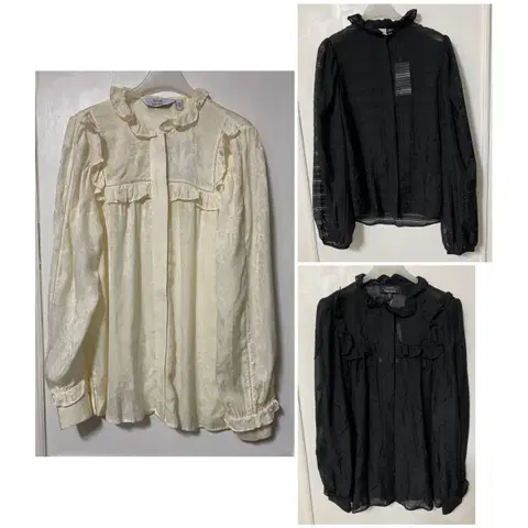 앤아더스토리즈 블라우스 모음 텍채 새상품