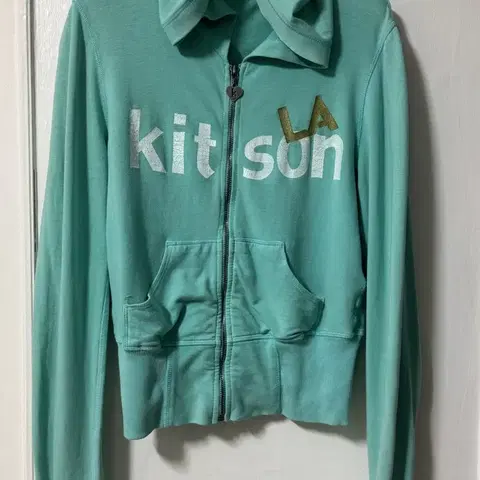 키슨 LA 후드 집업 두껍지 않은 면스판소재