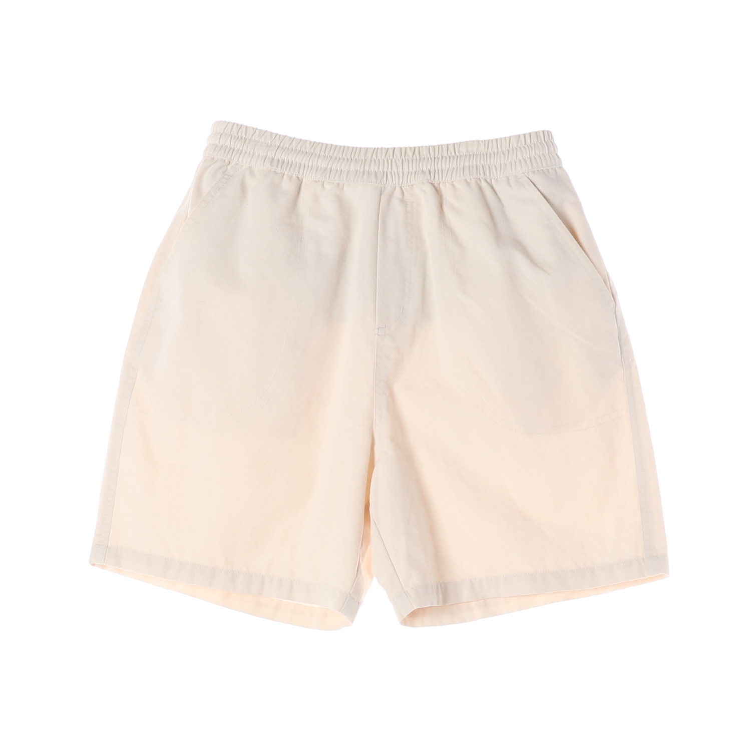 코드그라피 크림 베이지 레귤러핏 코튼 밴딩 반바지 팬츠 M