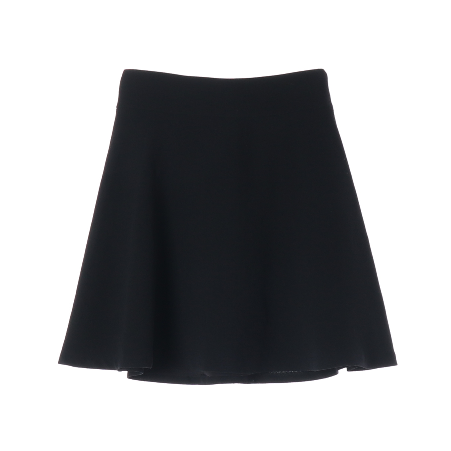 클럽모나코 블랙 베이직 미니 플레어스커트 치마