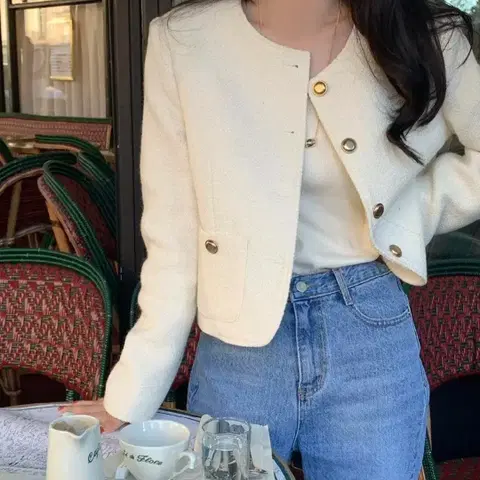 이너프 트위드 자켓(정가95000원)