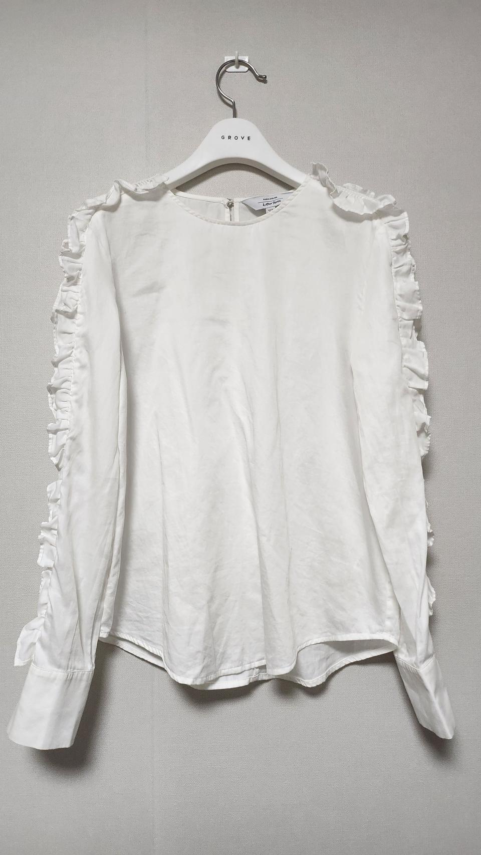 새상품급) 앤아더스토리즈 화이트 블라우스 100% 오가닉 코튼 소재