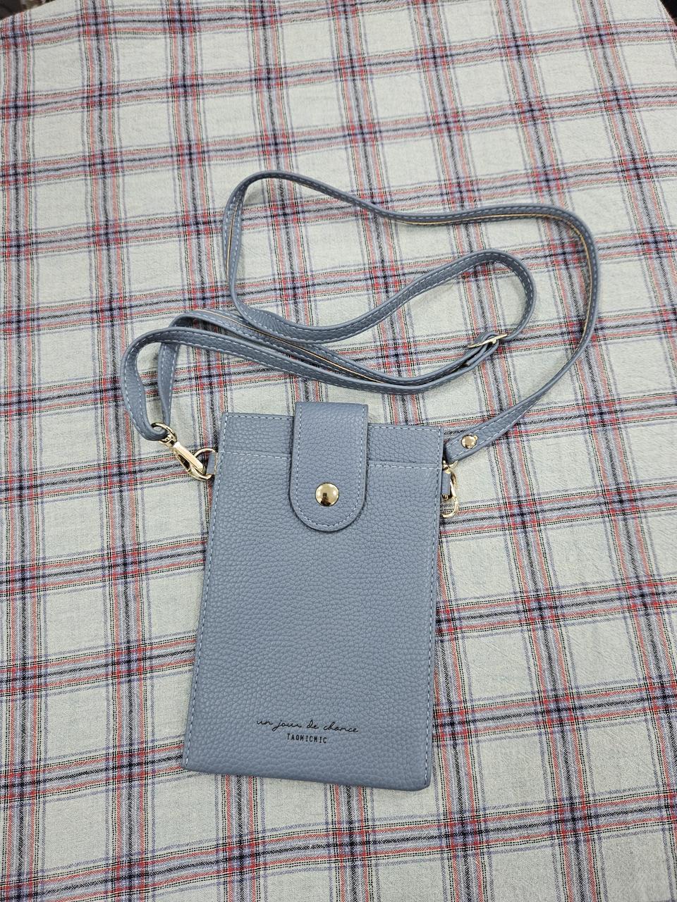 휴대폰 케이스 지갑 미니 크로스백 Blue [미사용]