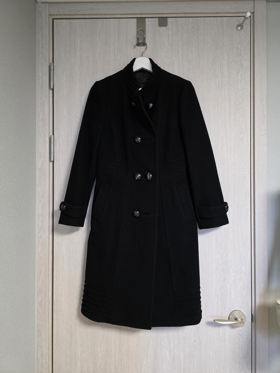 비키 블랙 여성코트 66
