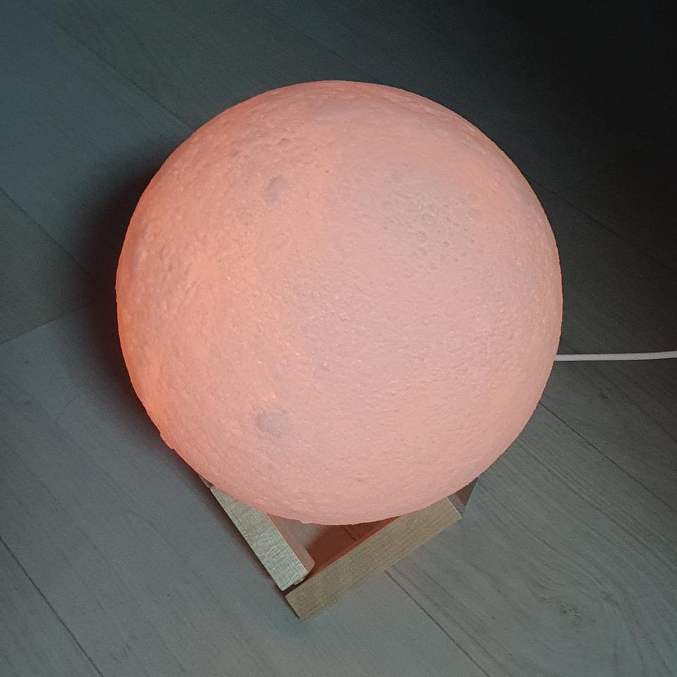 달 모양 램프 무드등