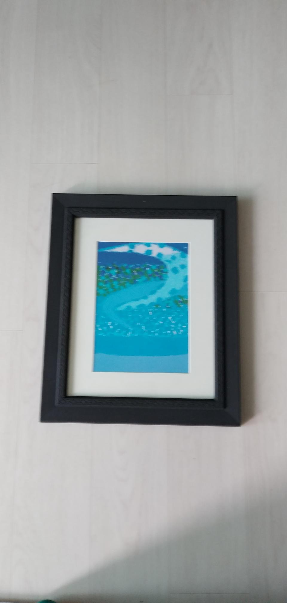 액자 그림 (파도)25×30