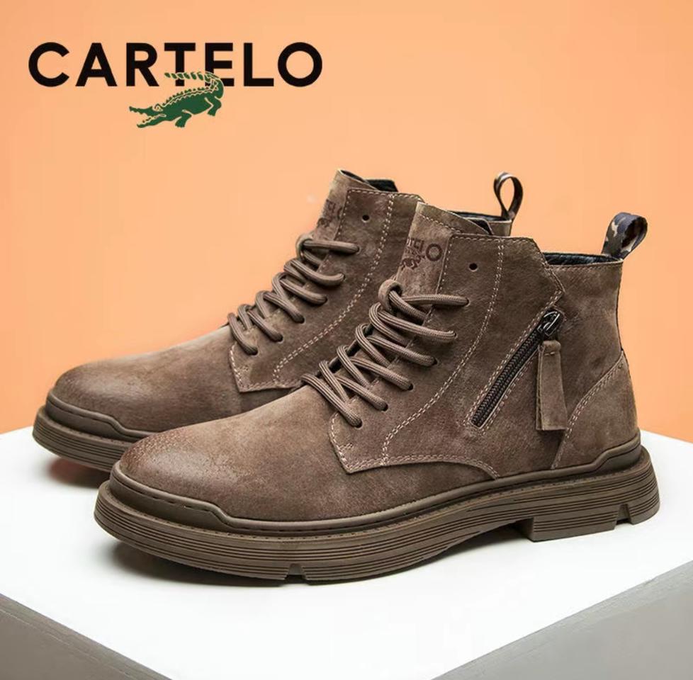 천연소가죽 남성 숏부츠(새상품)