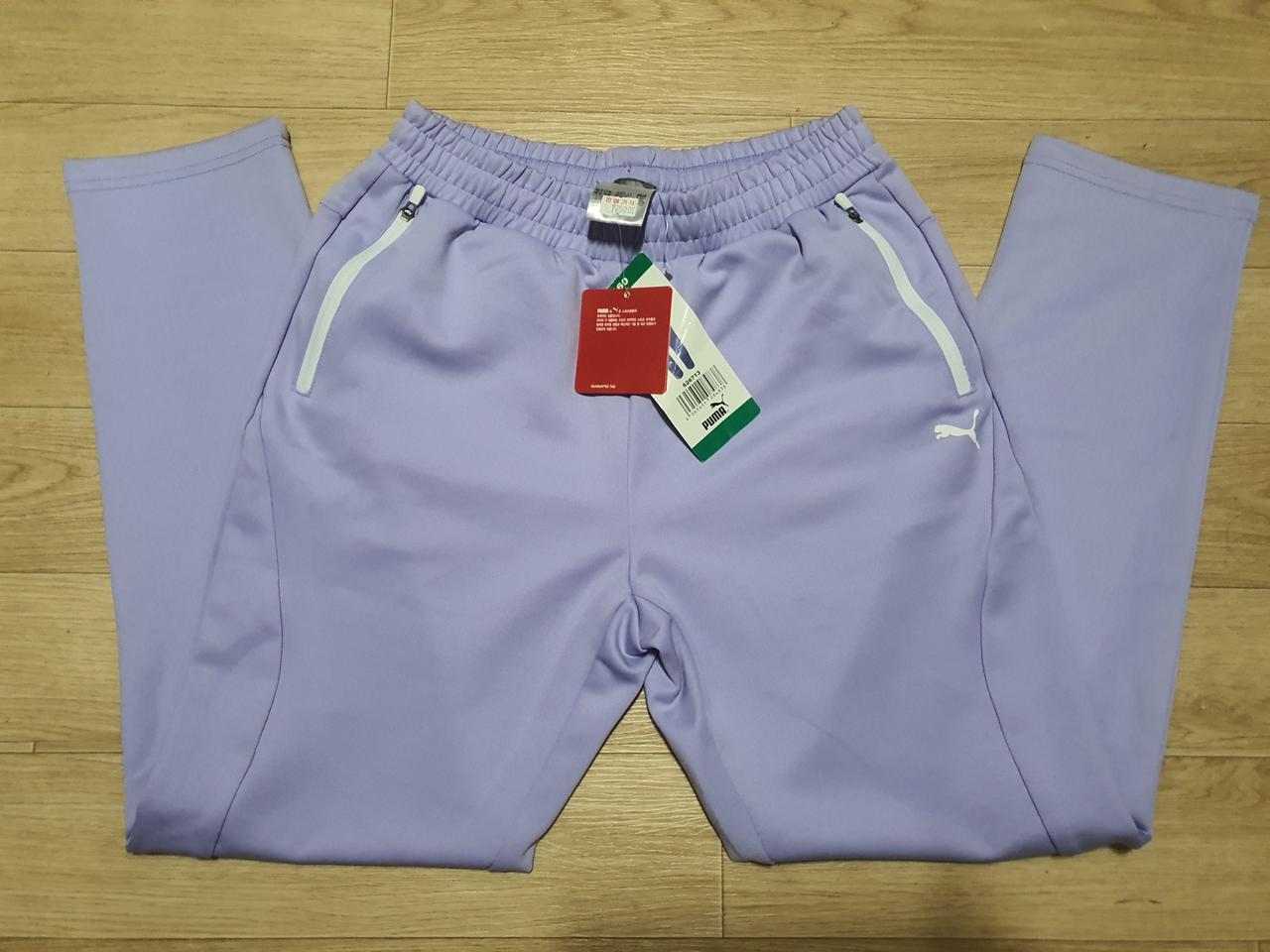 택새옷,160/푸마 여아 주니어 여성 연보라색 트레이닝 바지 츄리닝