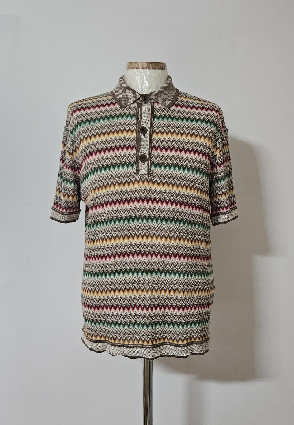 95)미쏘니 니트 명품 반팔티셔츠